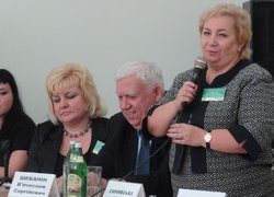 Відкрила засідання директор Державної установи "Науково-методичний центр інформаційно-аналітичного забезпечення діяльності вищих навчальних закладів "Агроосвіта" І.М. Синявська
